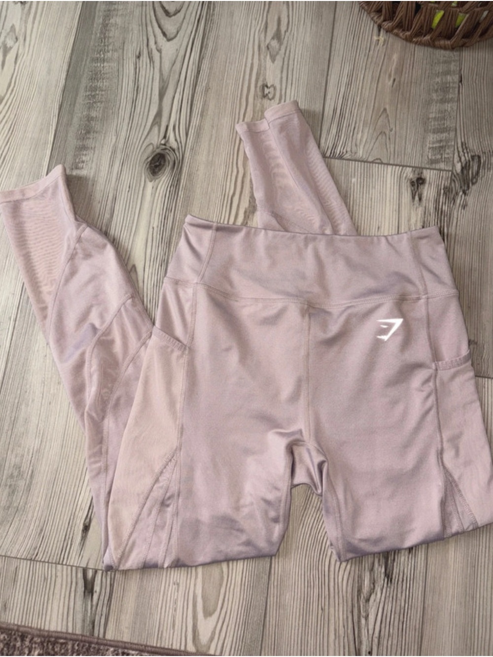 Gymshark Dreamy Mesh Leggings Taupe